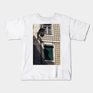 Balconies, Doors And Windows Of Lisbon - 8 © Kids T-Shirt